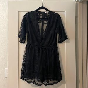 Lace romper